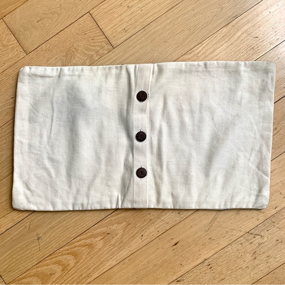 WEST ELM Handcrafted Beaded Geo Overlap Accent Pillow Cover - Picture 4 of 8